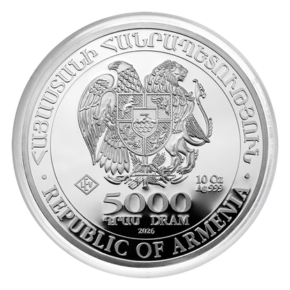 Noah's Ark 2026 - Armenia 10 oz Silver Coin .999