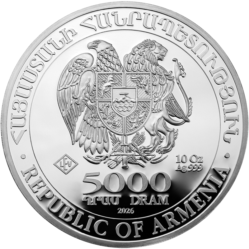 Noah's Ark 2026 - Armenia 10 oz Silver Coin .999