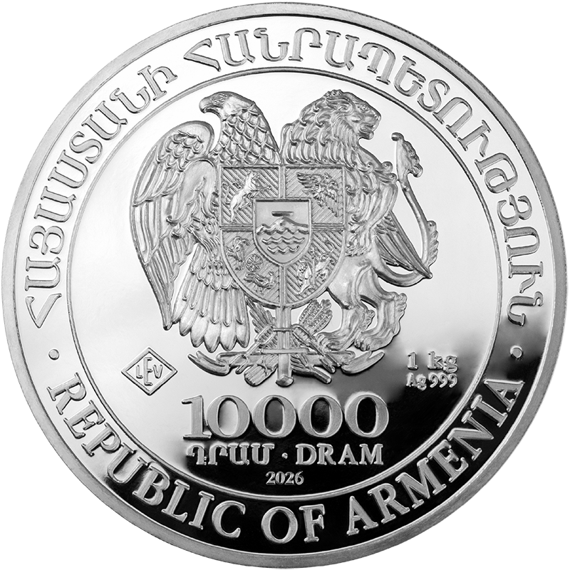 Noah's Ark 2026 - Armenia 1 kg Silver Coin .999