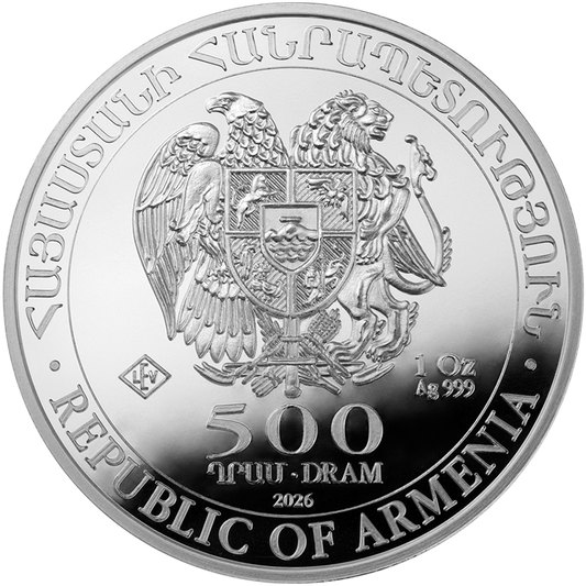 Noah's Ark 2026 - Armenia 1 oz Silver Coin .999